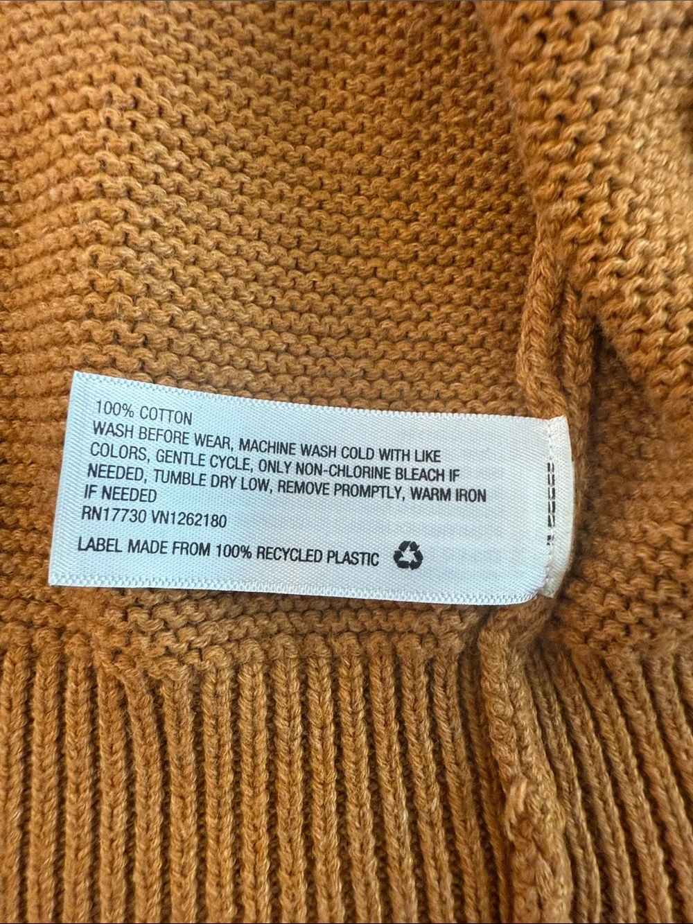 Cat & Jack Tan Zip-Up Knit Cardigan